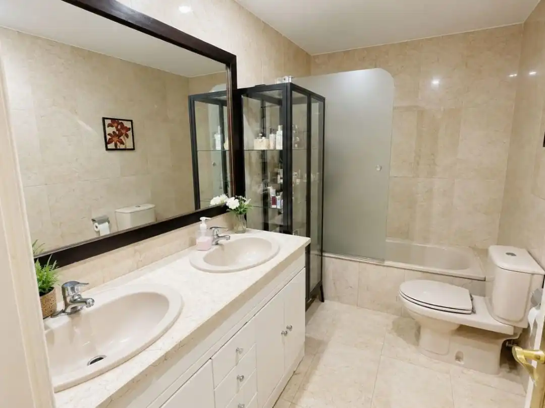 Badezimmer von Wohnungen zum Verkauf in  Madrid Capital