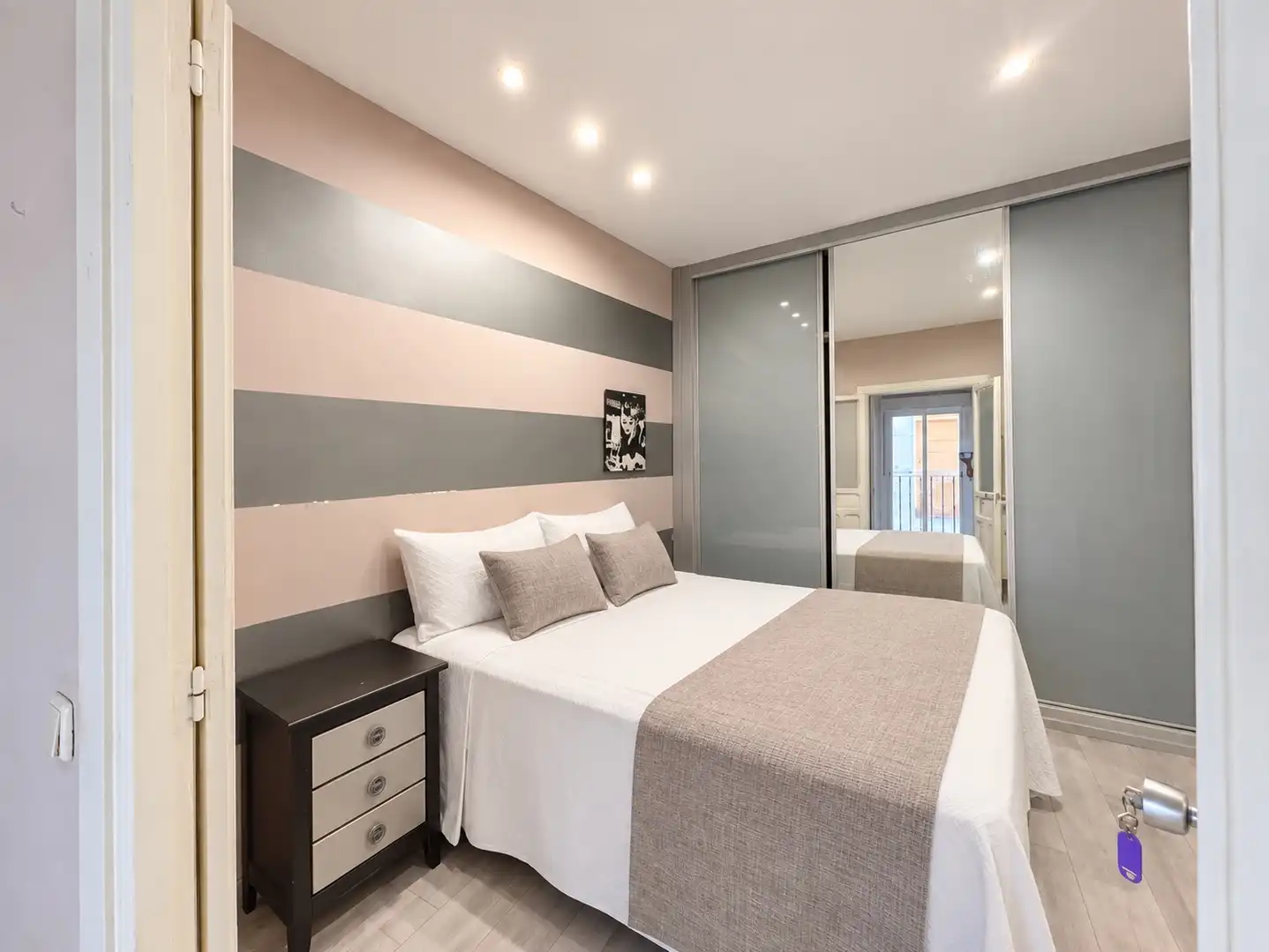 Bedroom of Flat for rent in Centro