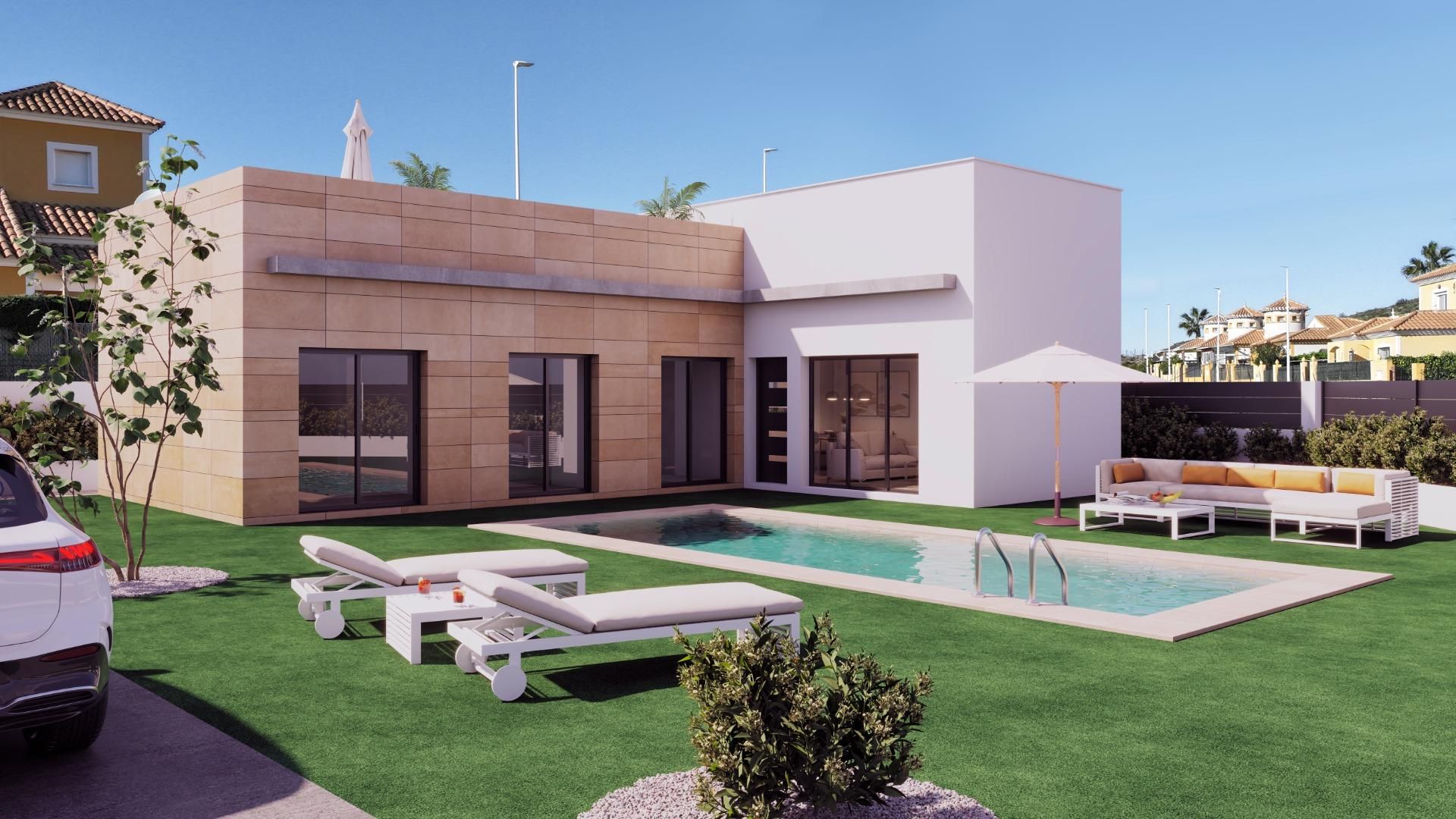 Vista exterior de Casa o xalet en venda en Mazarrón amb Calefacció, Jardí privat i Terrassa