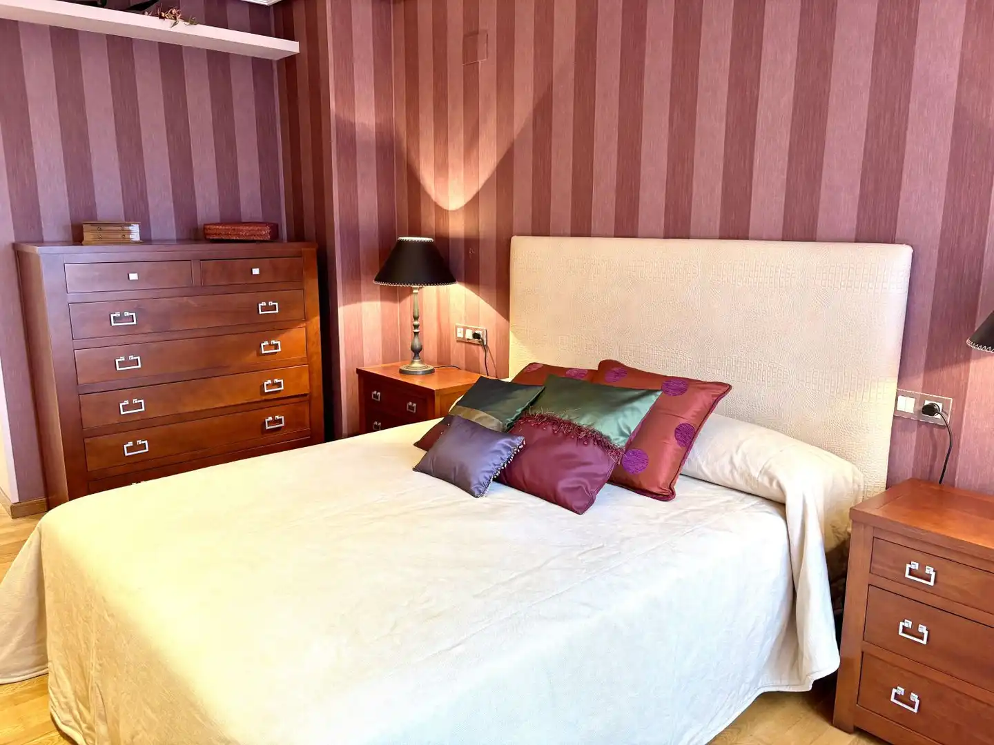 Bedroom of Flat for rent in Castellón de la Plana / Castelló de la Plana  with Air Conditioner, Heating and Terrace