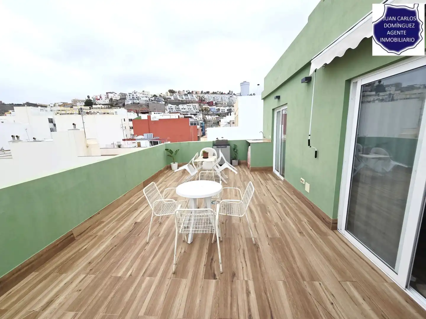 Terraza de Apartamento de alquiler en Las Palmas de Gran Canaria con Terraza y Amueblado
