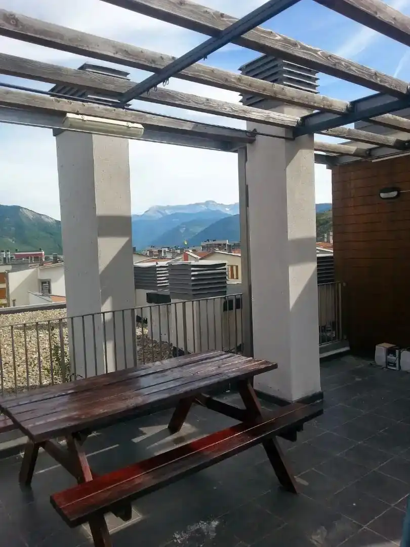 Terraza de Dúplex en venta en Biescas con Parquet, Trastero y Piscina