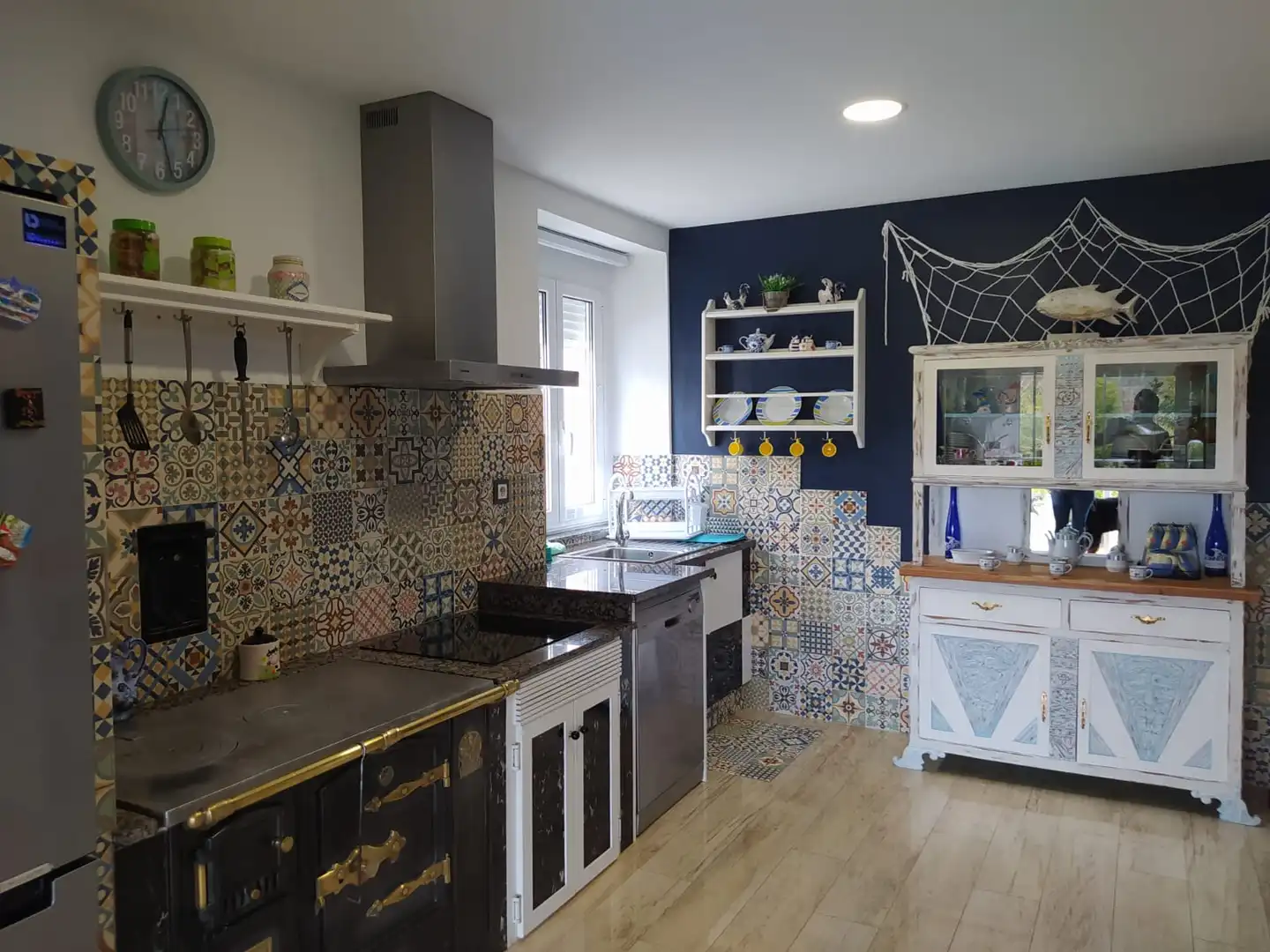 Cocina de Casa adosada en venta en Foz con Calefacción, Jardín privado y Terraza