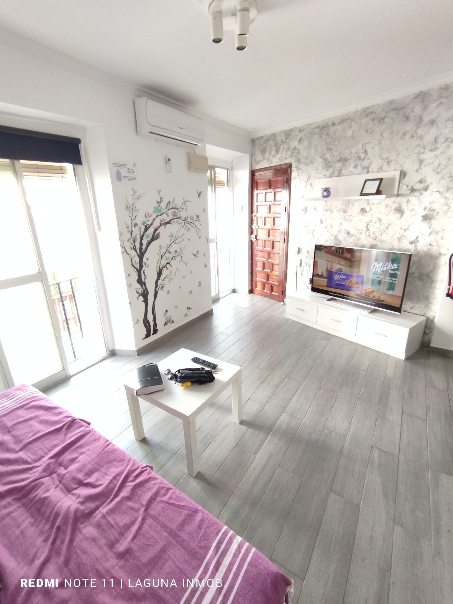 Living room of Apartment to rent in  Cádiz Capital  with Air Conditioner, Heating and Furnished