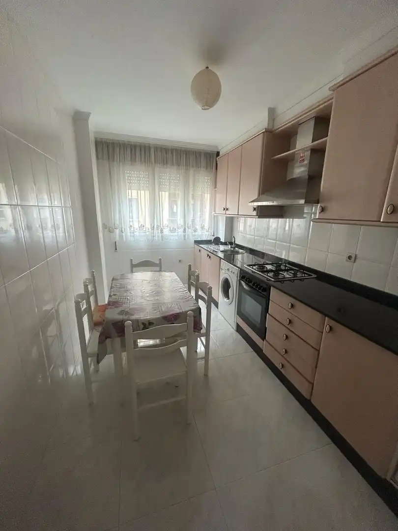 Kitchen of Flat for rent in A Pobra do Caramiñal  with Furnished