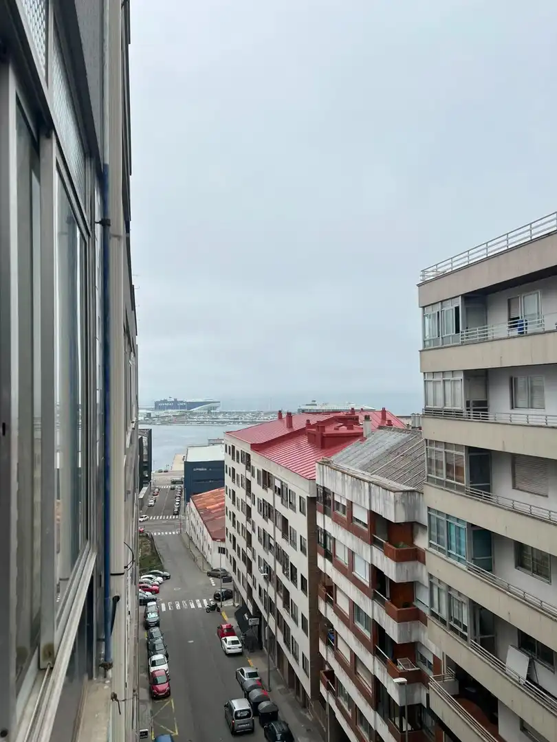 Exterior view of Flat for rent in Vigo   with Furnished and Balcony