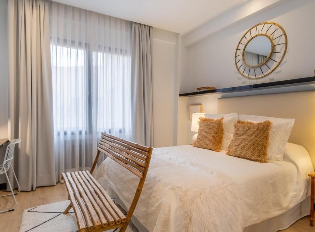 Bedroom of Flat to rent in A Coruña Capital   with Air Conditioner, Furnished and Pets allowed