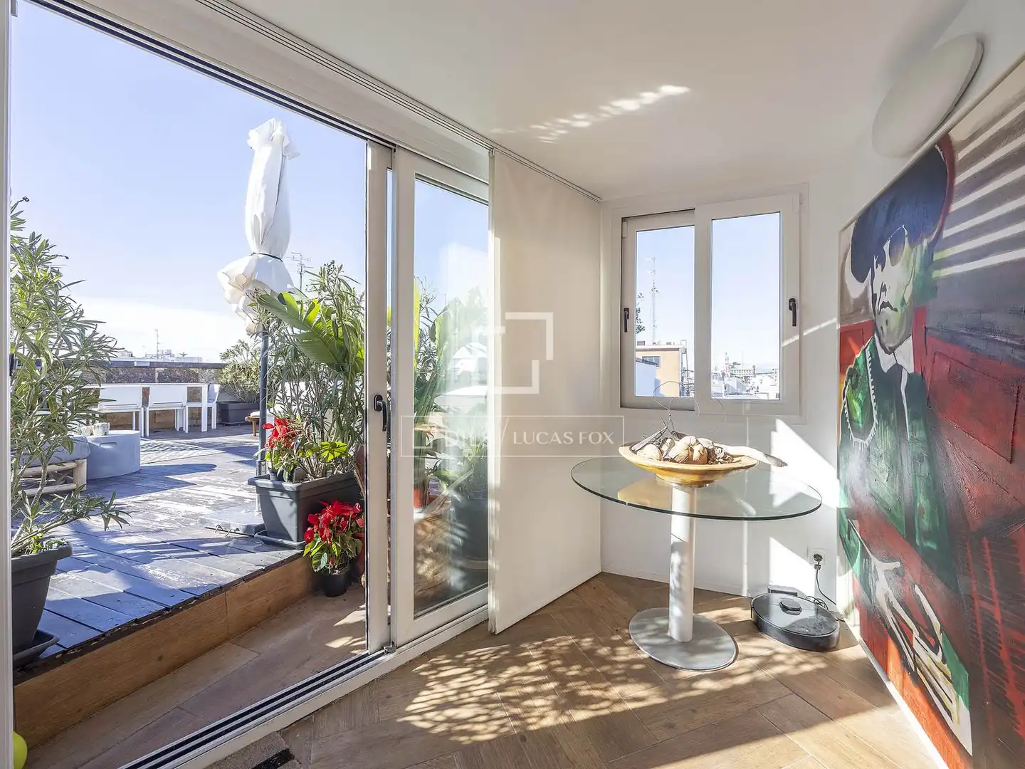 Terrasse von Dachboden zum Verkauf in Valencia del Ventoso mit Klimaanlage, Terrasse und Balkon