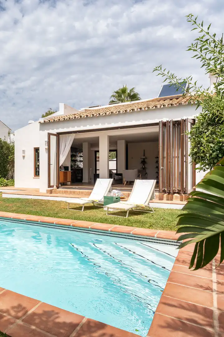 Terraza de Casa o chalet en venta en Estepona con Aire acondicionado, Jardín privado y Terraza