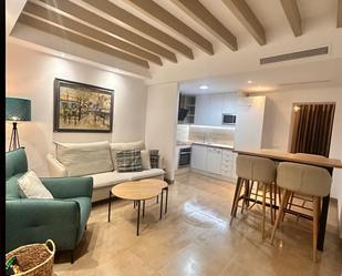 Sala d'estar de Pis de lloguer en  Palma de Mallorca amb Aire condicionat, Calefacció i Terrassa