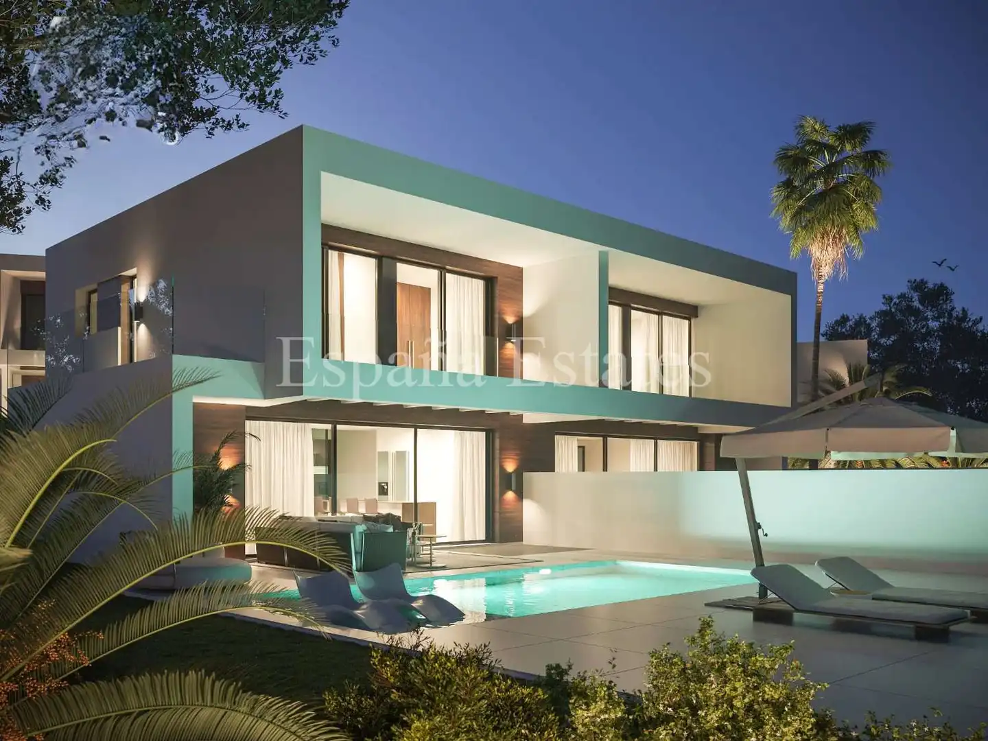 Vista exterior de Casa o chalet en venta en Nerja con Aire acondicionado, Piscina y Amueblado