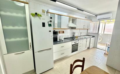 Kitchen of Flat for sale in Gandia  with Air Conditioner