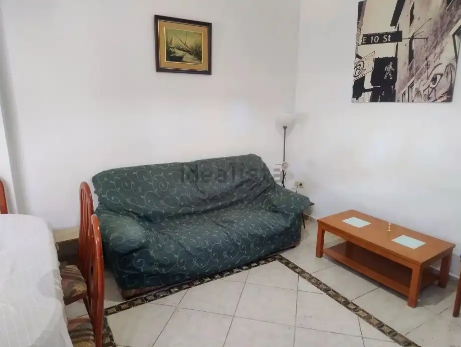 Wohnzimmer von Erdgeschoss zur Miete in Valencia mit Klimaanlage, Terrasse und Möbliert