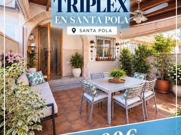 Triplex zum Verkauf in Santa Pola ciudad