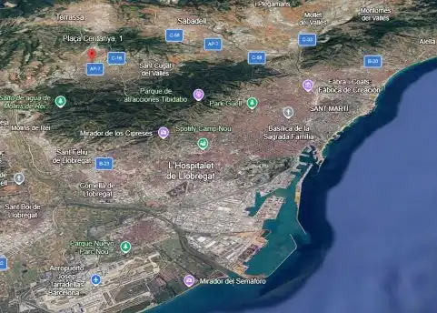 Vista exterior de Piso en venta en Rubí