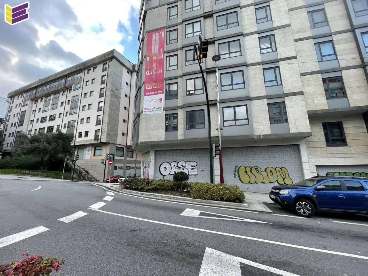 Vista exterior de Local en venda en Vigo 