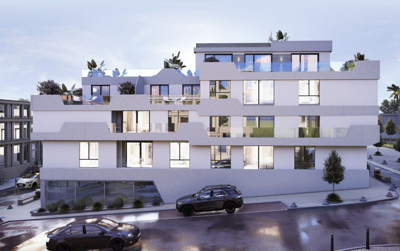 Außenansicht von Dachboden zum verkauf in Mijas mit Klimaanlage, Heizung und Terrasse