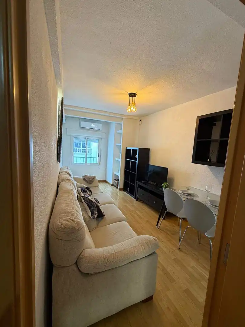 Wohnzimmer von Wohnung zur Miete in Elche / Elx mit Klimaanlage, Terrasse und Möbliert