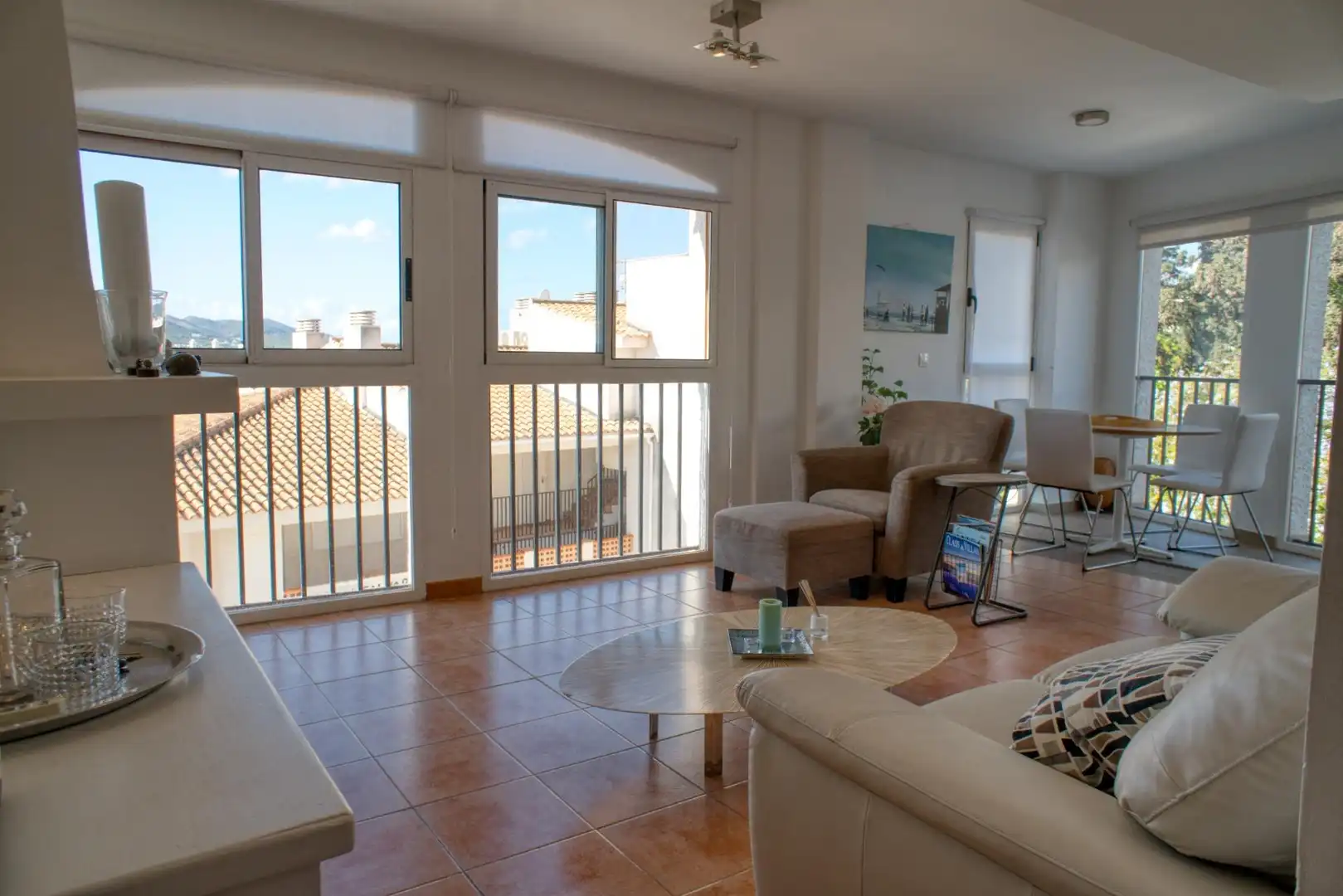 Sala de estar de Ático en venta en Altea con Aire acondicionado