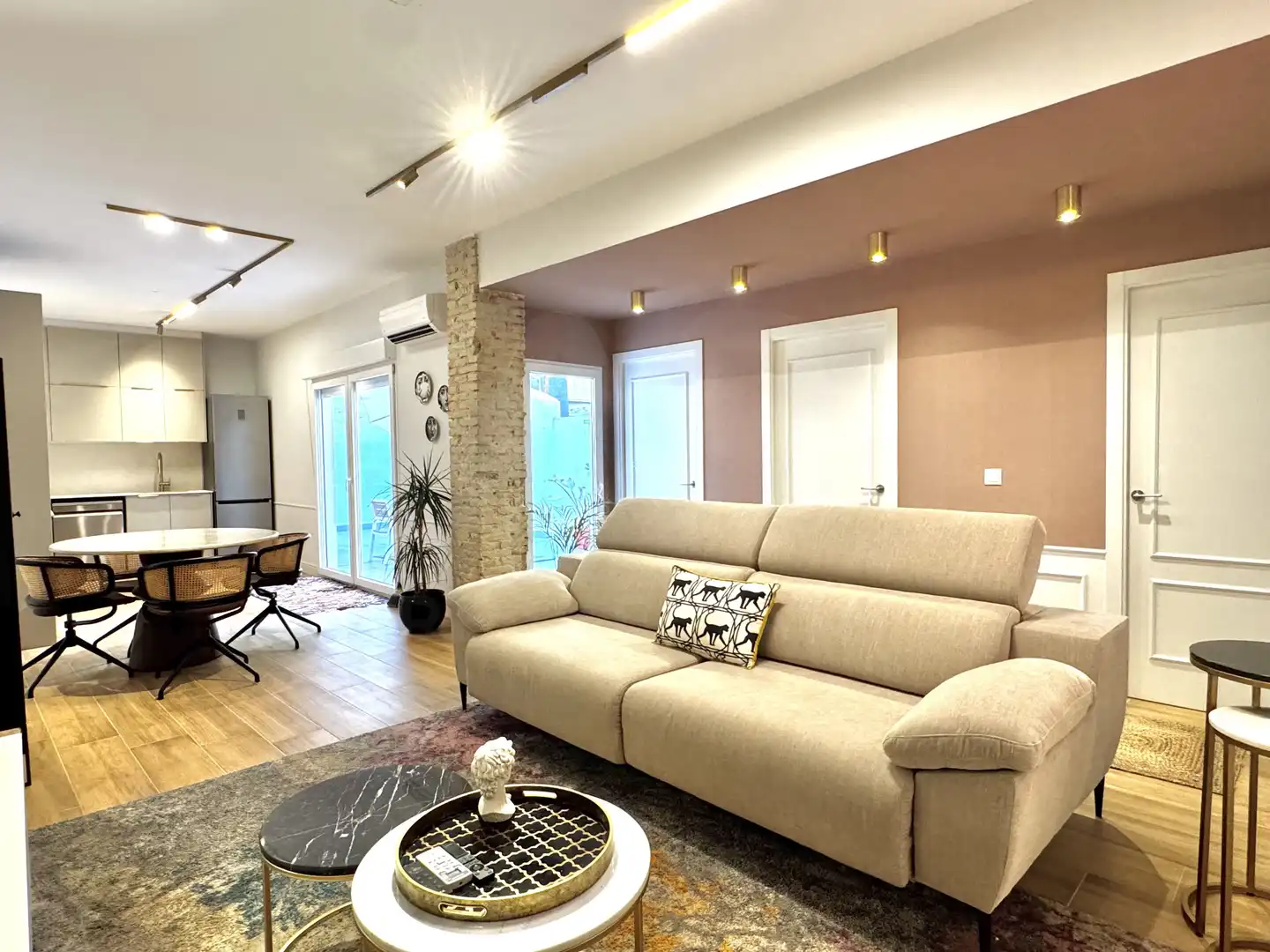 Sala de estar de Piso en venta en Carcaixent con Aire acondicionado y Terraza