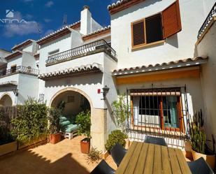 Exterior view of Single-family semi-detached for sale in Jávea / Xàbia  with Air Conditioner and Terrace