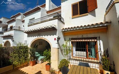 Exterior view of Single-family semi-detached for sale in Jávea / Xàbia  with Air Conditioner and Terrace