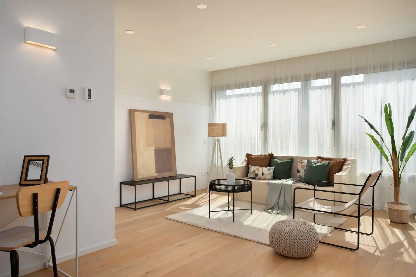 Sala d'estar de Pis en venda en Girona amb Aire condicionat, Calefacció i Terrassa
