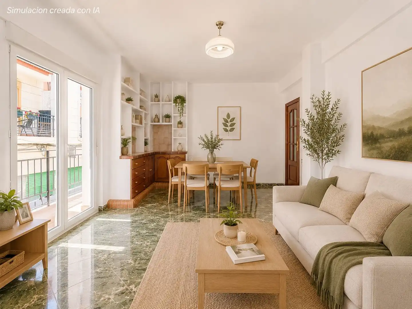 Living room of Flat for sale in Granada  with Heating