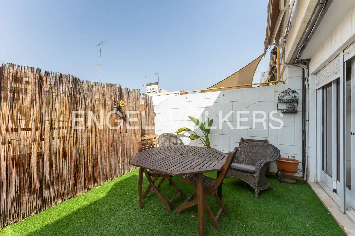 Terrasse von Wohnung zur Miete in Mislata mit Klimaanlage, Heizung und Terrasse