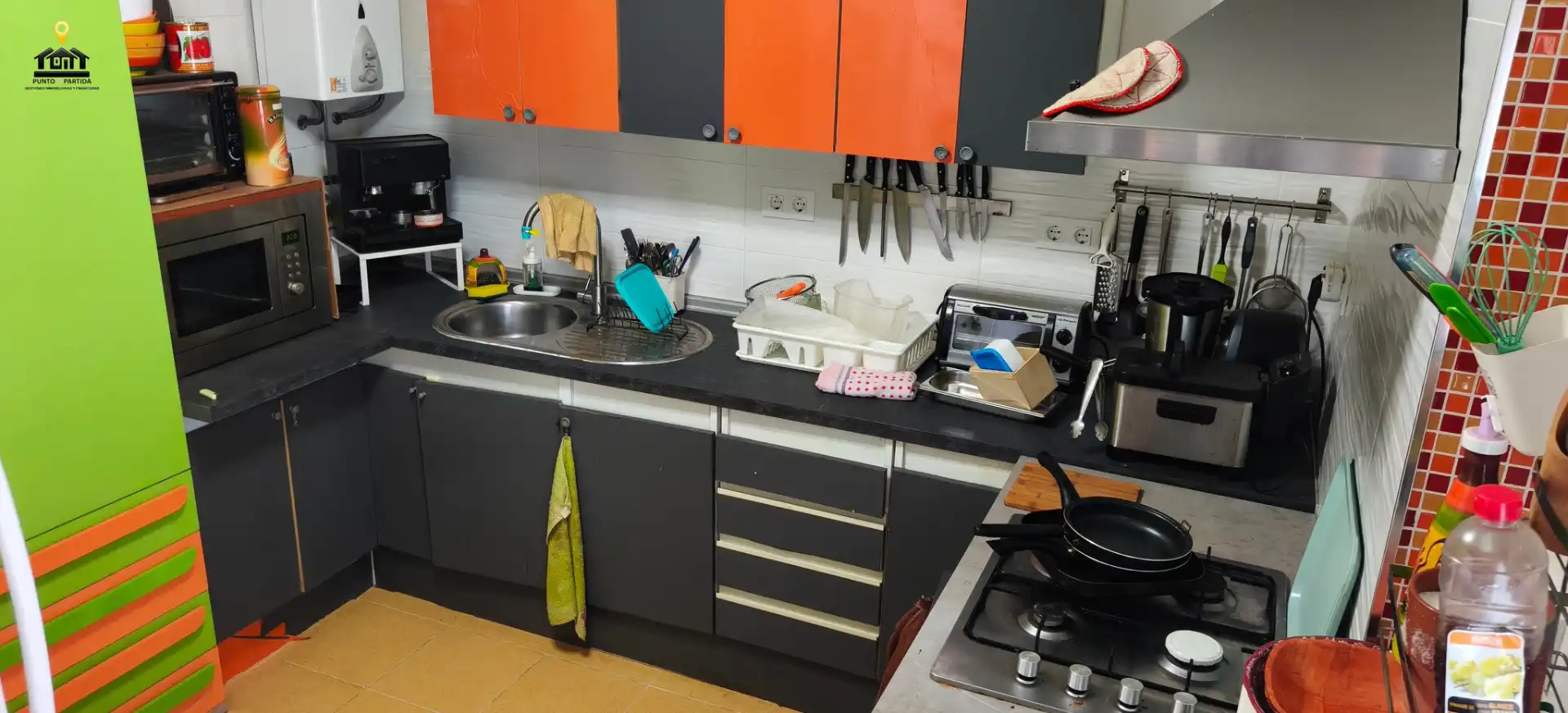 Cocina de Casa o chalet en venta en El Cuervo de Sevilla con Amueblado y Horno