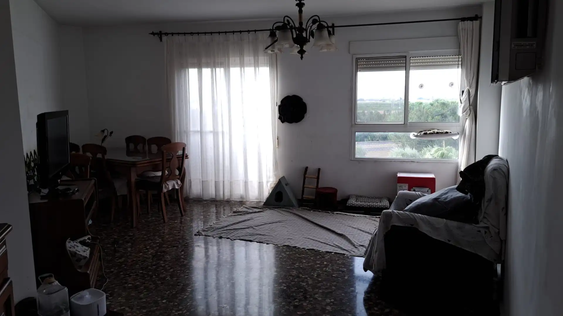 Sala d'estar de Pis en venda en Vinalesa amb Aire condicionat, Moblat i Forn