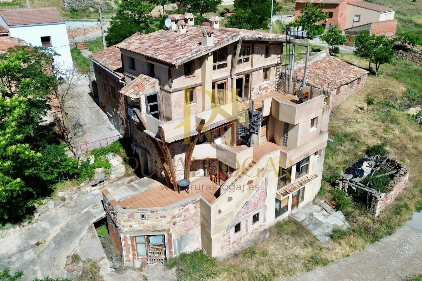 Vista exterior de Casa o chalet en venta en Corduente con Calefacción, Terraza y Trastero
