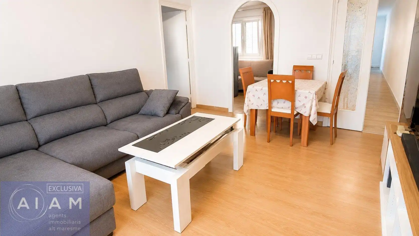 Sala de estar de Piso en venta en Pineda de Mar con Aire acondicionado y Balcón