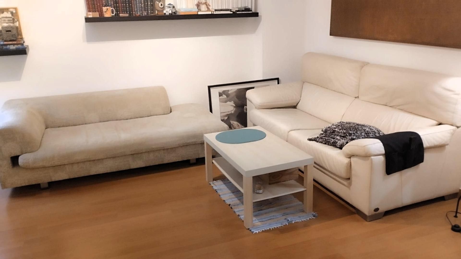 Living room of Flat for sale in  Valencia Capital  with Air Conditioner, Parquet flooring and Terrace