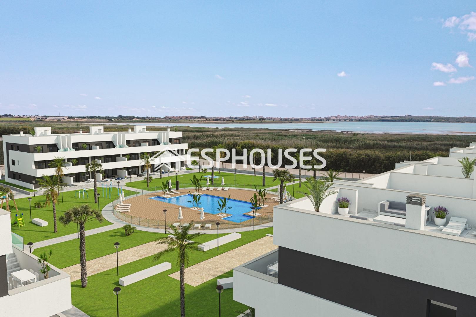 Exterior view of Apartment for sale in Guardamar del Segura  with Air Conditioner, Terrace and Furnished