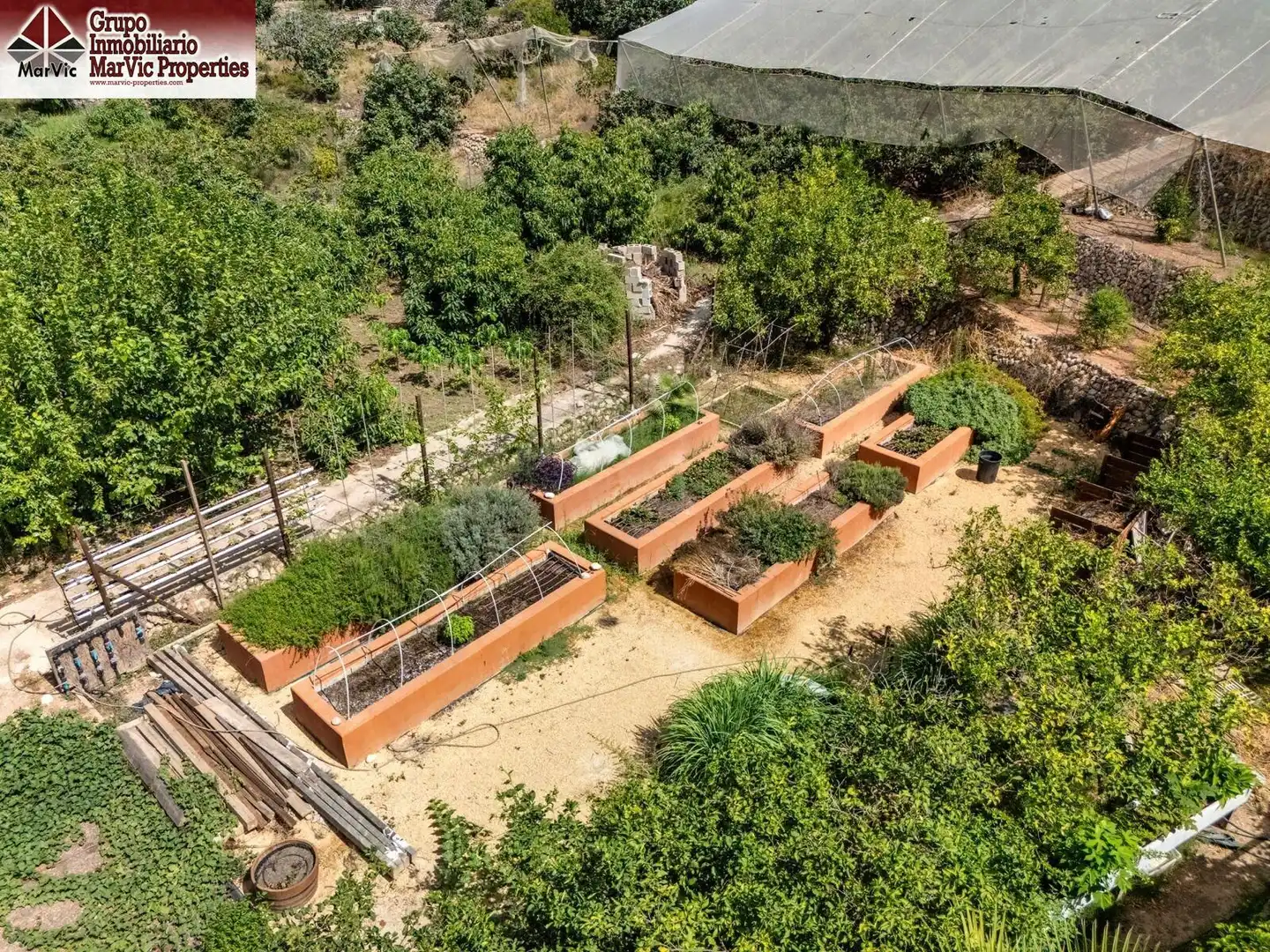 Jardí de Apartament en venda en Callosa d'en Sarrià amb Aire condicionat, Jardí privat i Moblat