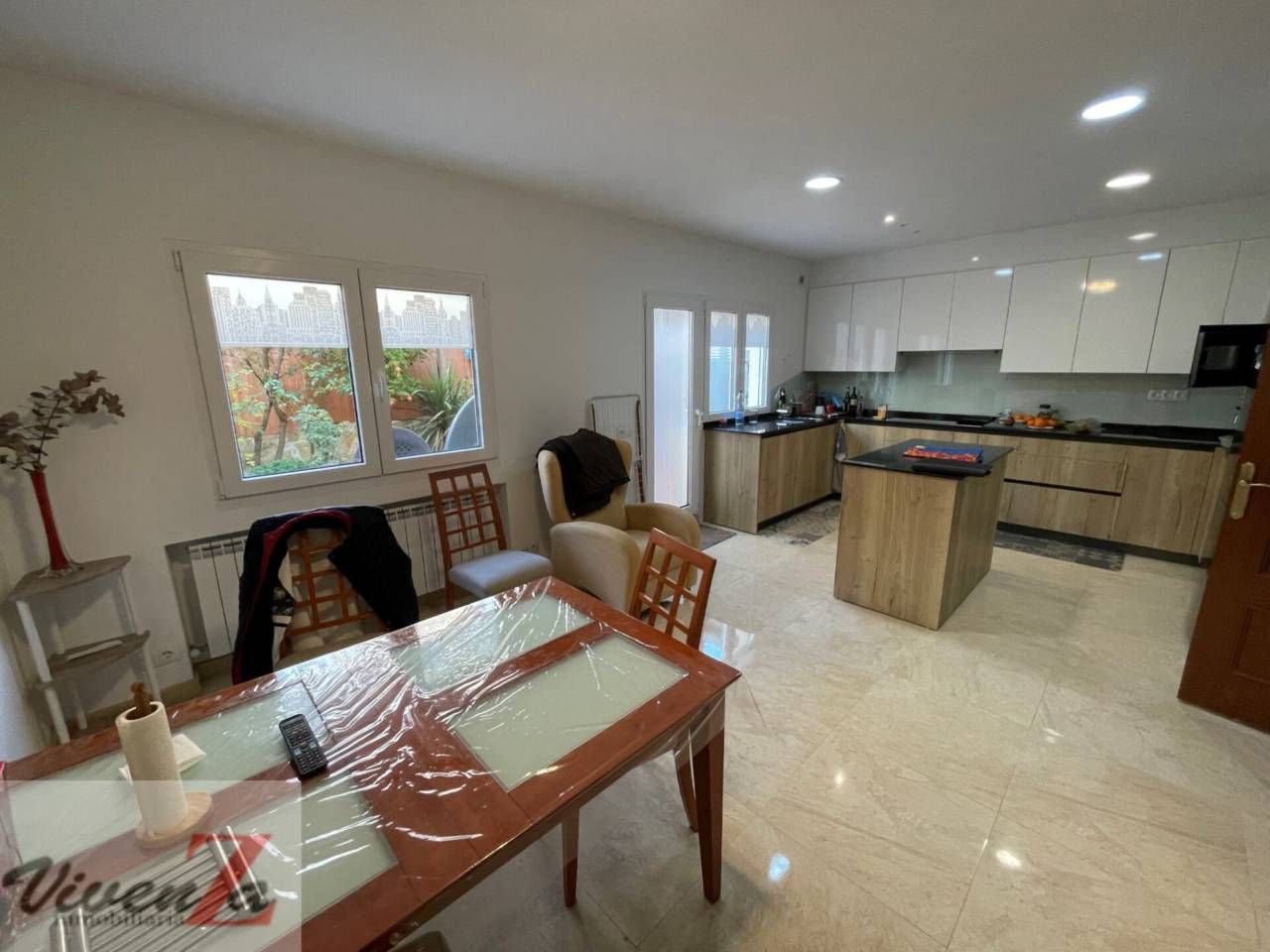 Cocina de Casa adosada en venta en Zamora Capital  con Calefacción, Jardín privado y Parquet