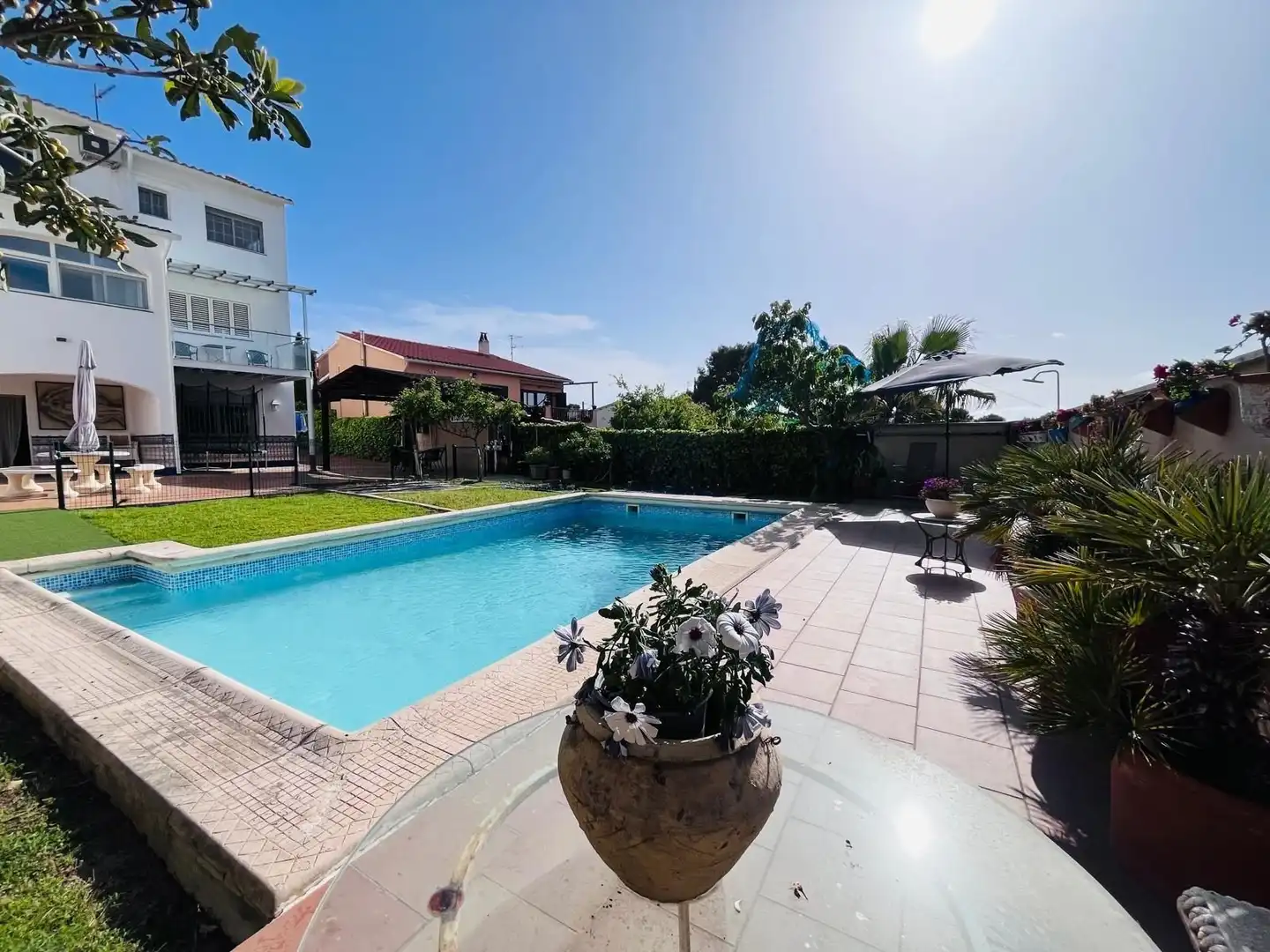 Swimming pool of Houses for sale in Sant Pere de Ribes  with Air Conditioner, Heating and Swimming Pool