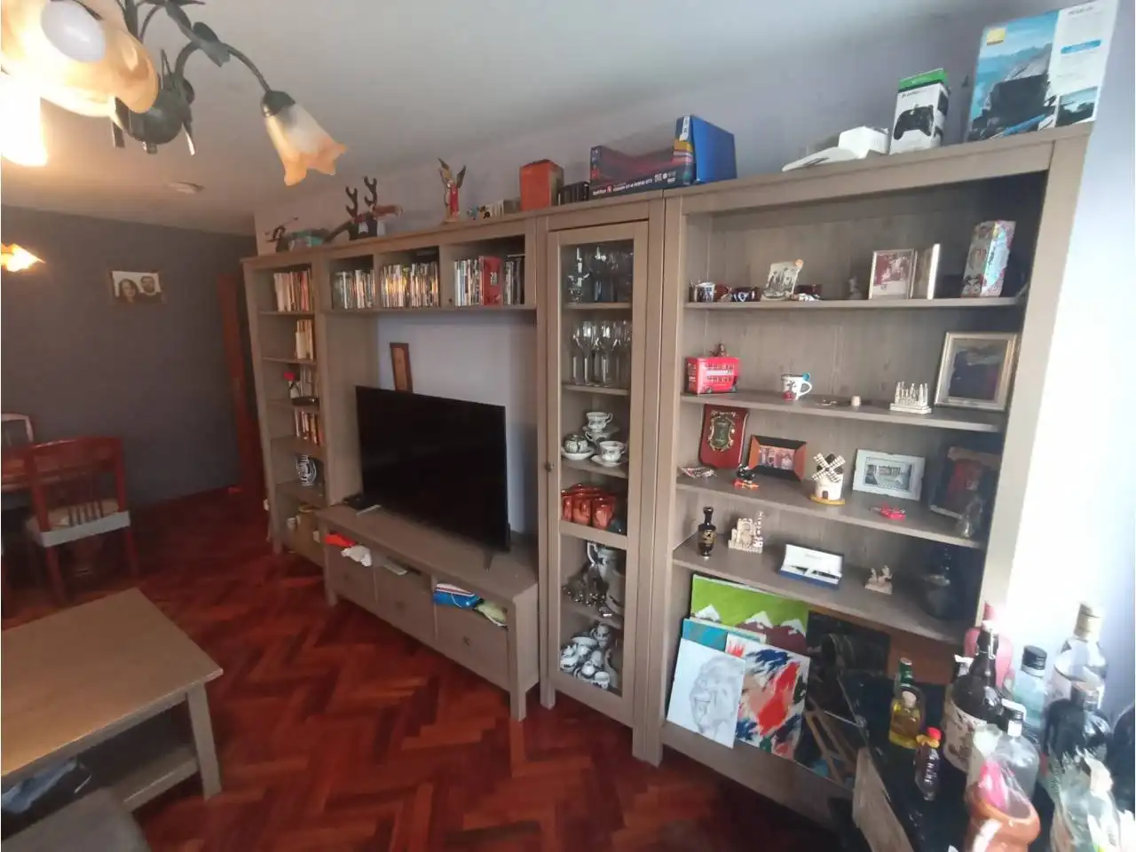 Wohnzimmer von Wohnung zum Verkauf in Carral mit Heizung, Terrasse und Abstellraum