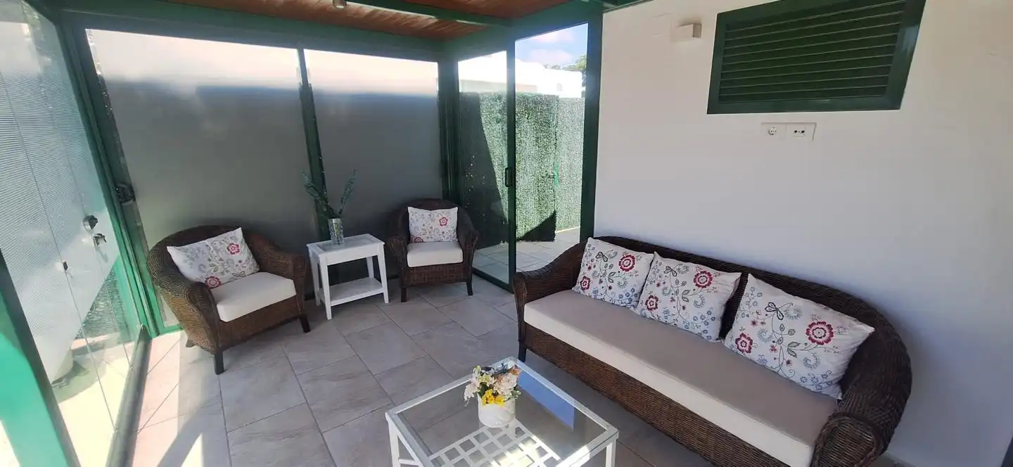 Terraza de Casa o chalet de alquiler en San Bartolomé de Tirajana con Aire acondicionado, Terraza y Amueblado