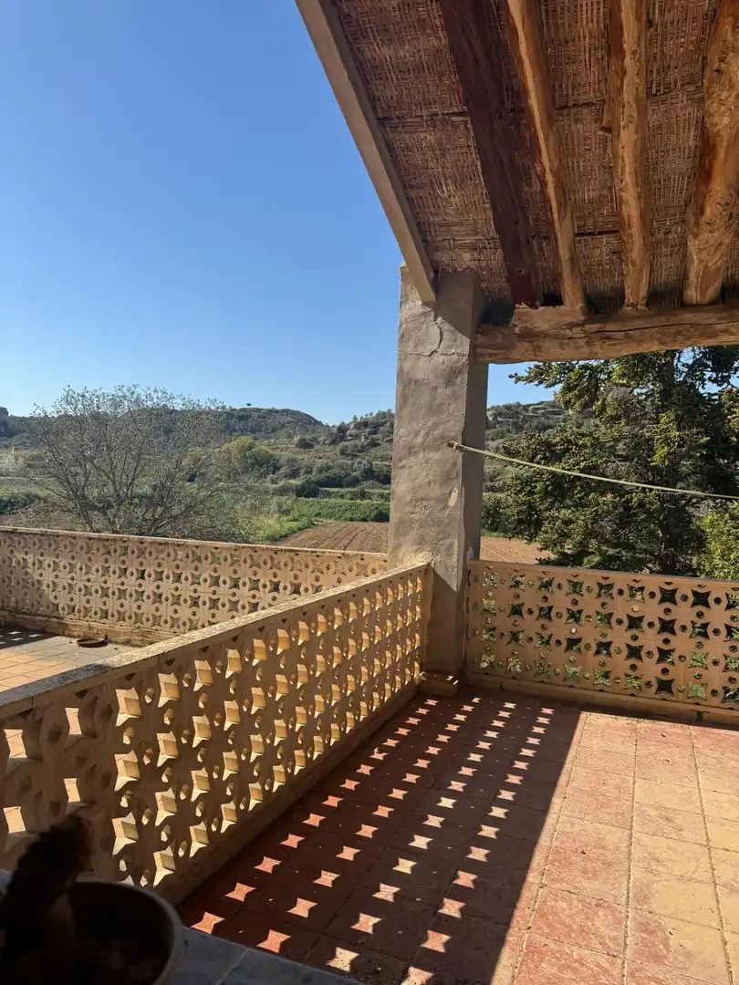 Terrassa de Casa adosada en venda en Alcañiz amb Terrassa, Traster i Piscina comunitària