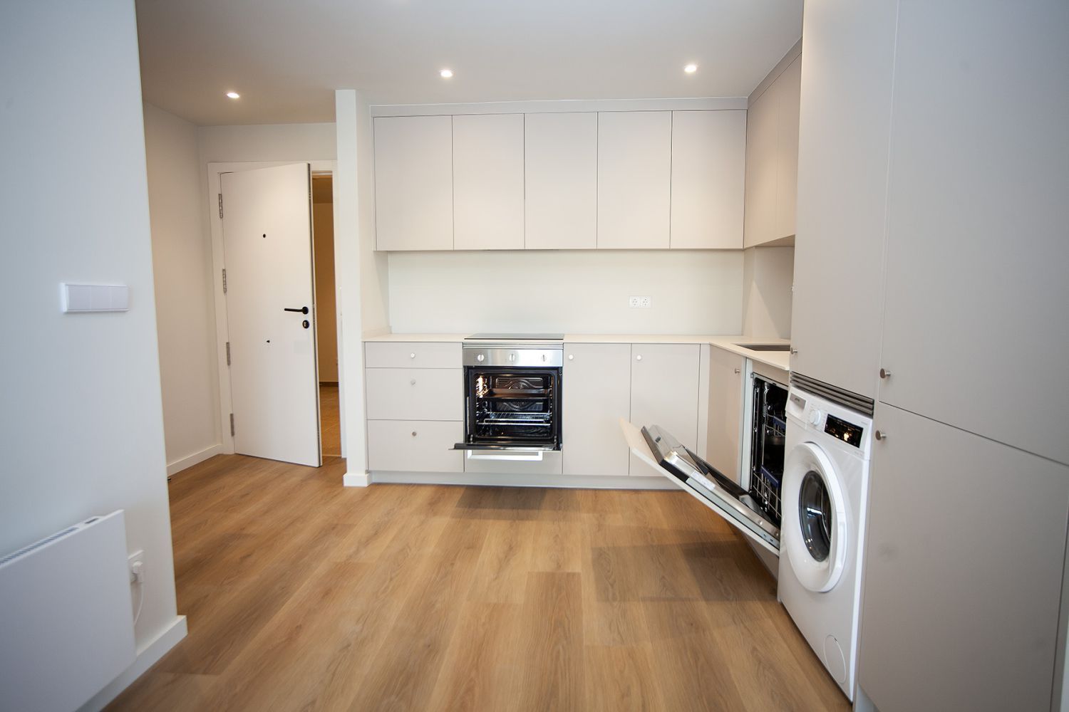 Kitchen of Apartment for sale in Santiago de Compostela   with Heating and Storage room