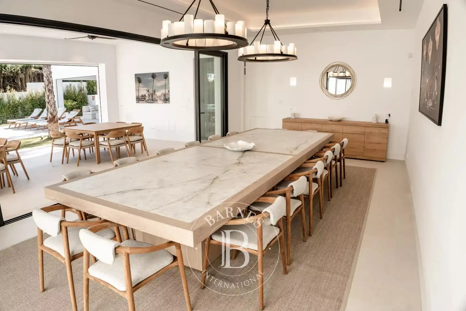 Menjador de Casa o xalet de lloguer en Sotogrande amb Aire condicionat, Calefacció i Jardí privat