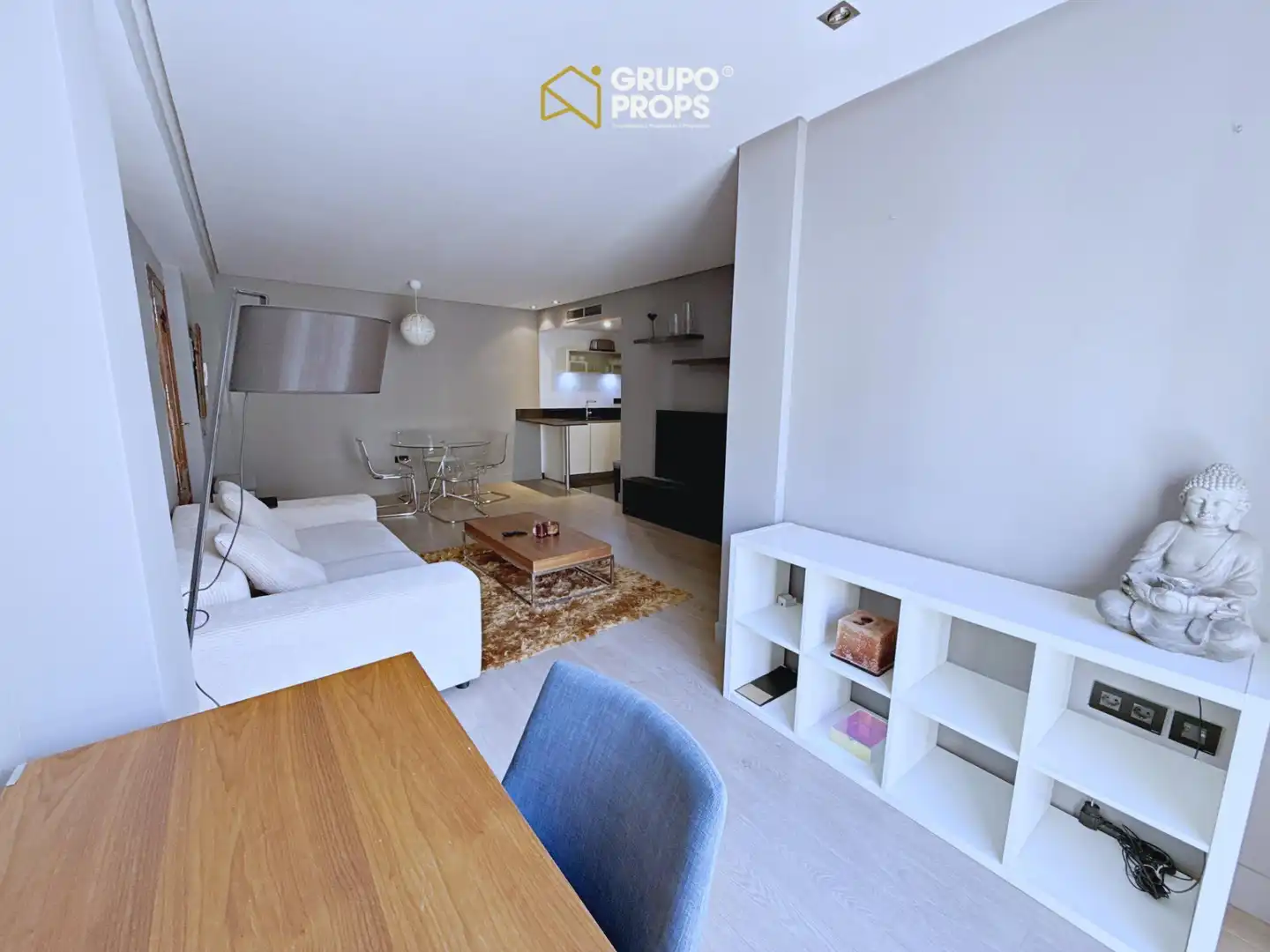 Sala de estar de Piso de alquiler en Madrid con Aire acondicionado, Calefacción y Amueblado