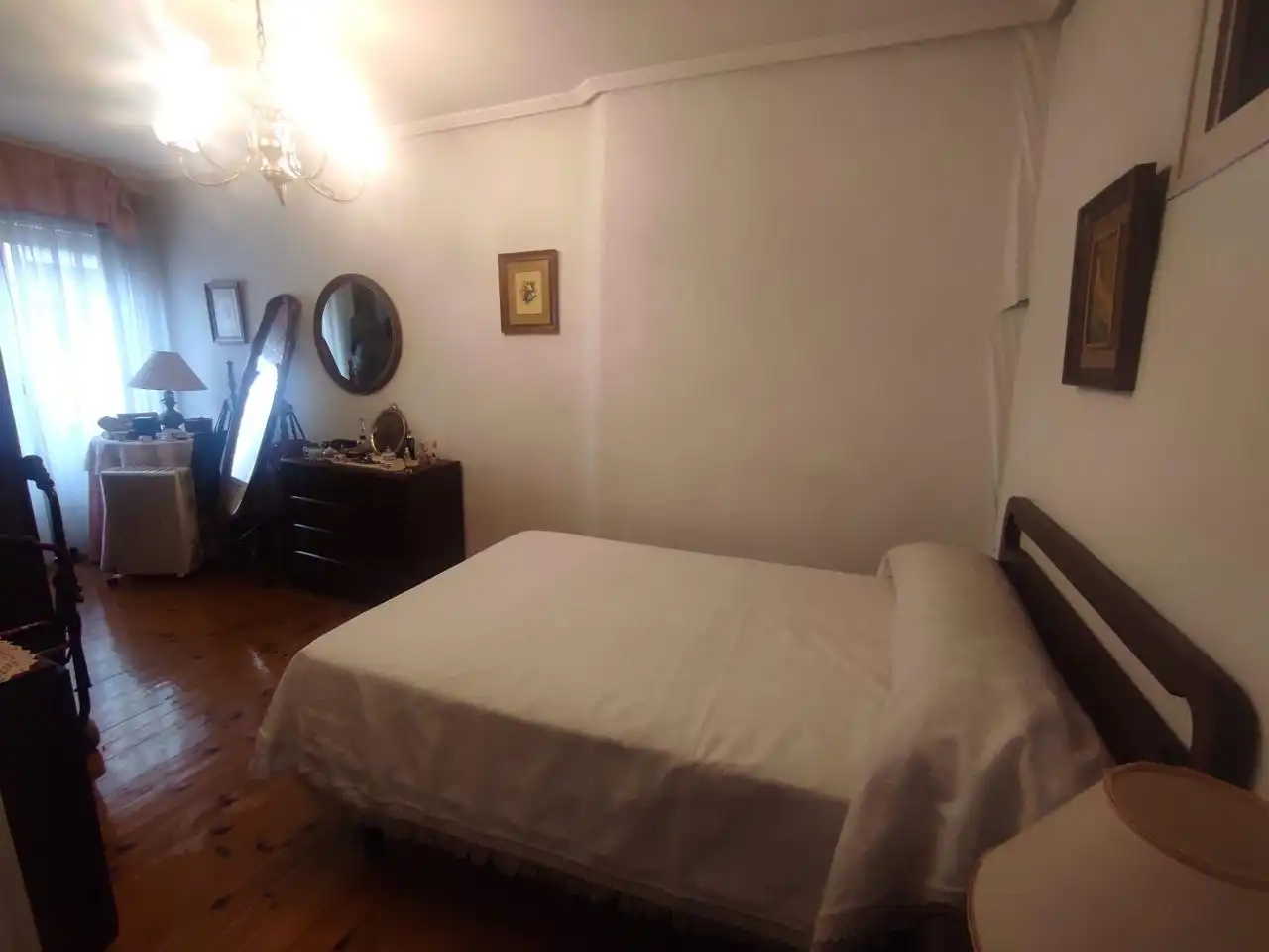 Bedroom of Flat for sale in Santander  with Parquet flooring, Furnished and Balcony