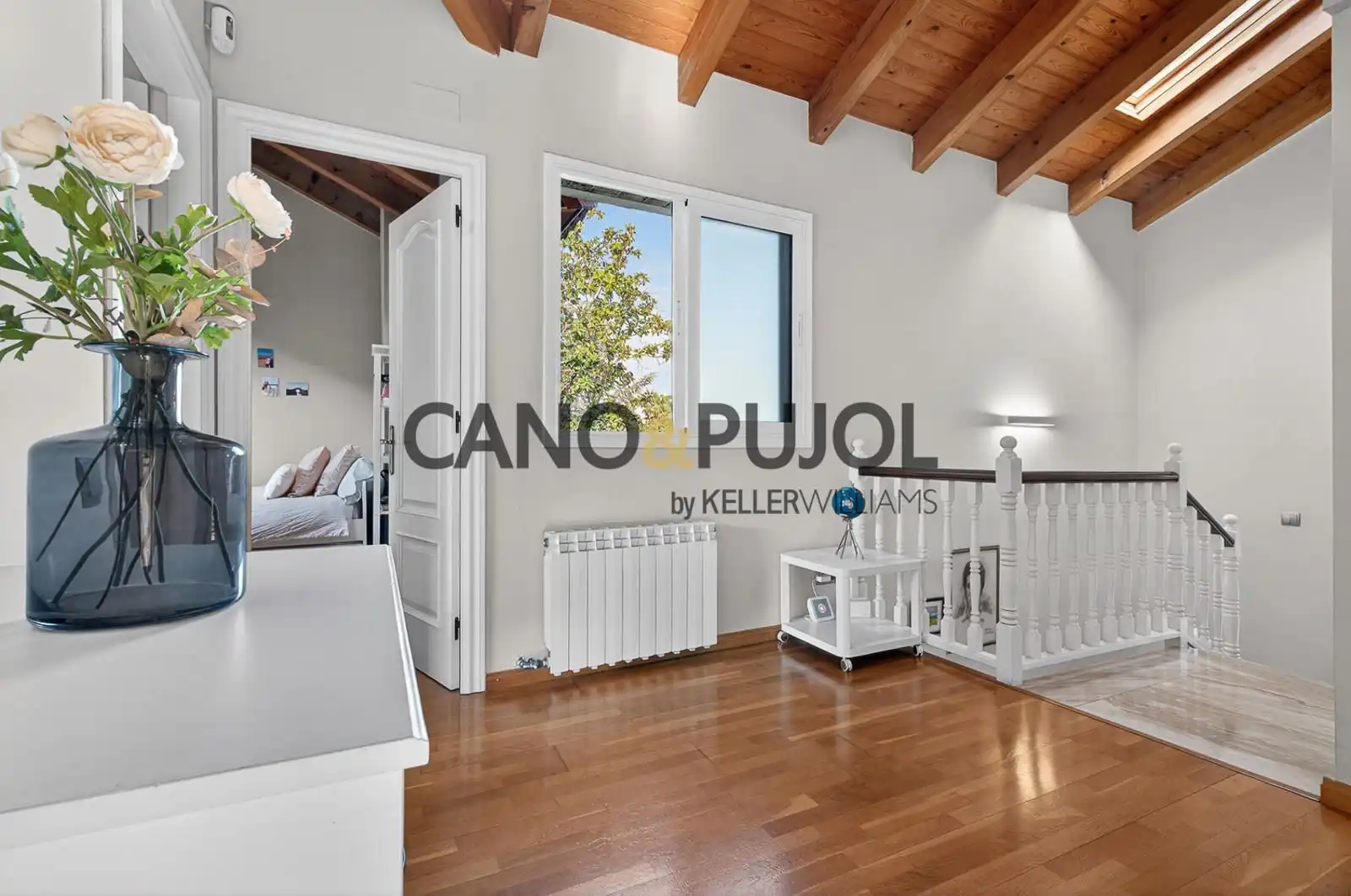 Sala d'estar de Casa o xalet en venda en Sant Cugat del Vallès amb Aire condicionat, Calefacció i Terrassa
