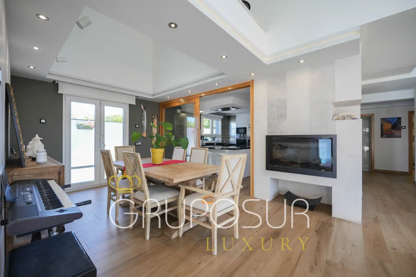 Comedor de Casa o chalet en venta en Valladolid con Aire acondicionado, Calefacción y Jardín privado