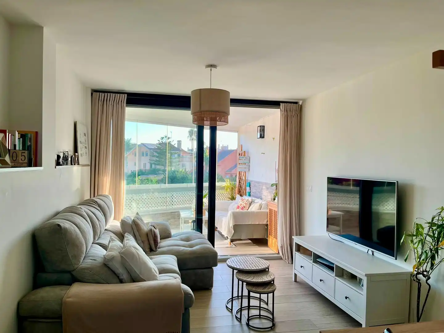Sala de estar de Piso en venta en Torremolinos con Aire acondicionado, Calefacción y Balcón
