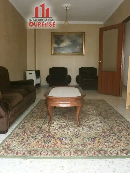 Living room of Flat for sale in Ourense Capital   with Furnished and Balcony