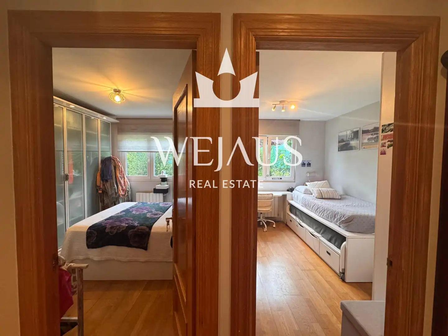 Schlafzimmer von Wohnung zum Verkauf in Piélagos mit Heizung, Privatgarten und Parkett